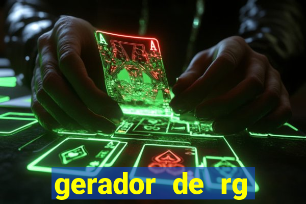 gerador de rg frente e verso
